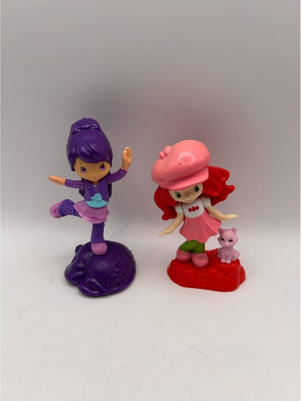 2011 McDonald's Happy Meal Strawberry Shortcake & Plum Pudding Figures Lot of 2